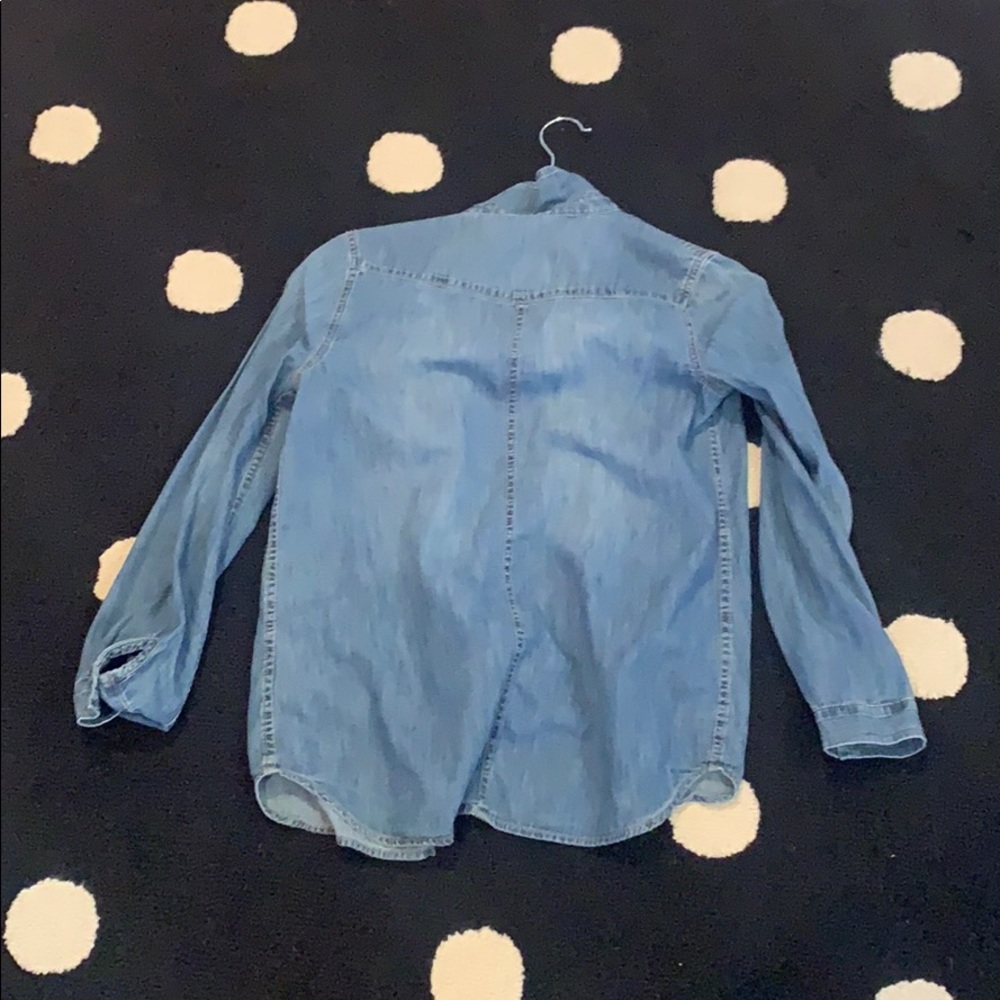 soft denim button down - Picture 2 of 2